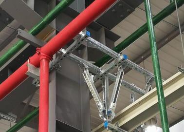 平川该抗震支架的整体式支吊架结构协调性好